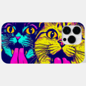 舌を出した猫 Case-Mate iPhoneケース (裏面 (横))