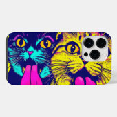 舌を出した猫 iPhoneケース (裏面横)