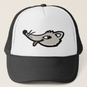 舌を出した生意気なキツネ キャップ (正面)