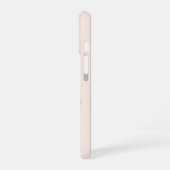 舌を出した遊び心のあるキリン iPhone 16ケース (左側面)