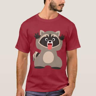 舌を出すかわいい漫画 Tシャツ