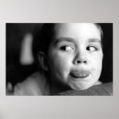 舌を出す ポスター (正面)