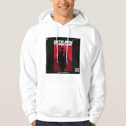 舌を噛む パーカ (正面)