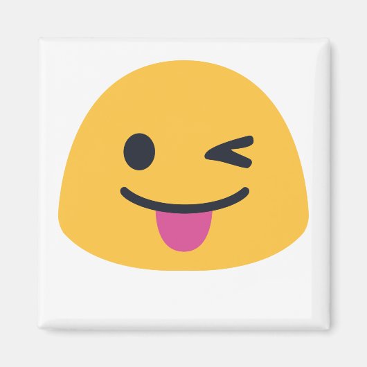 舌を巻く目から突き出る マグネット (正面)