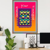 舌を真っ青にして ポスター (ホームオフィス)