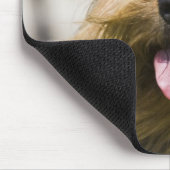 舌を示す,長い髪,ポートレート マウスパッド (コーナー)