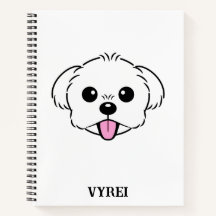 舌を突き出したかわいい白いビコンフリーズ犬