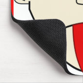 舌を突き出した人 マウスパッド (コーナー)