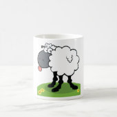舌を突き出ているヒツジ コーヒーマグカップ (中央)