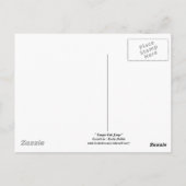 「舌を結んだカエル」のはがき ポストカード (裏面)