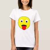 舌スマイリー Tシャツ (正面)
