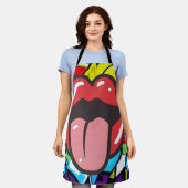 舌ツイスター エプロン (着用した状態)