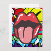 舌ツイスター サンキューカード (正面/裏面)