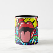 舌ツイスター ツートーンマグカップ (中央)