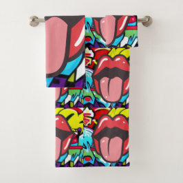 舌ツイスター バスタオルセット