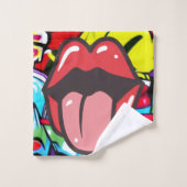 舌ツイスター バスタオルセット (ウォッシュタオル)