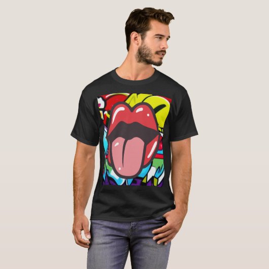 舌ツイスター Tシャツ (正面フル)