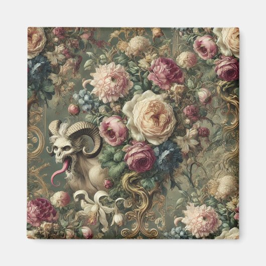 舌🩸ホイップ開花 – ゴシックビクトリアン マグネット (正面)