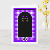 舌得を引っ張る?!グリーティングカード カード (黄色い花)