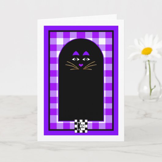 舌得を引っ張る?!グリーティングカード カード (小さな植物)