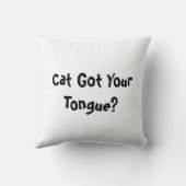 舌得を猫に？ クッション (裏面)