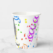 舌得を猫に？紙カップ 紙コップ (左)