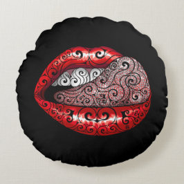 舌渦巻形の大切舌 ラウンドクッション