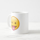 舌生意気なEmoji コーヒーマグカップ (正面左)