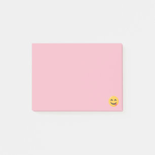 舌Emojiを搭載する微笑の顔 ポストイット