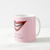 舐めたから俺のだ! コーヒーマグカップ (正面右)