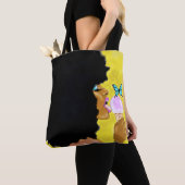 舐めたトートバッグ トートバッグ (クローズアップ)