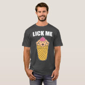 舐めてね動物参加者ギフト家族 Tシャツ (正面フル)