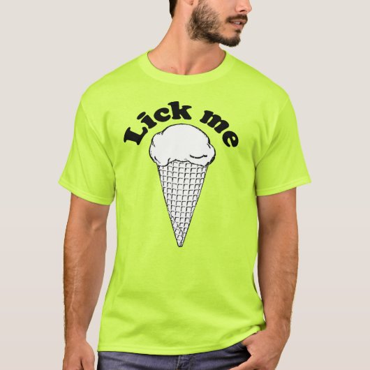 舐めて.png tシャツ (正面)