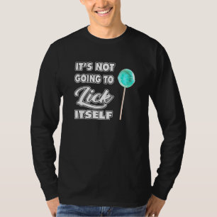 舐めないよ 自分で舐める ロリポップ キャンディー Tシャツ