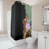 舐められるシャワー・カーテンをリミックスして下さい シャワーカーテン (インサイチュ)