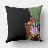 舐められる枕をリミックスして下さい クッション (裏面)