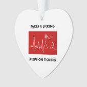 舐めることを取ります-カチカチ音をたて続けます オーナメント (正面)