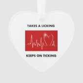 舐めることを取ります-カチカチ音をたて続けます オーナメント (正面)