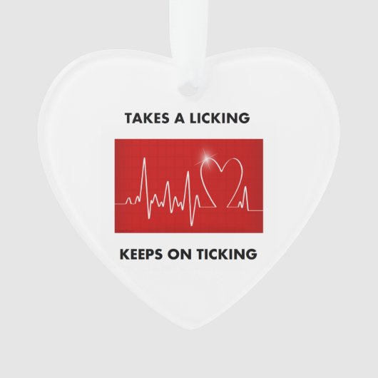 舐めることを取ります-カチカチ音をたて続けます オーナメント (正面)