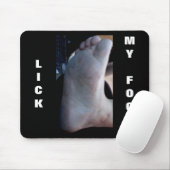 舐める足 マウスパッド (マウス)