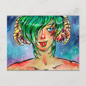 舐める ポストカード (正面)