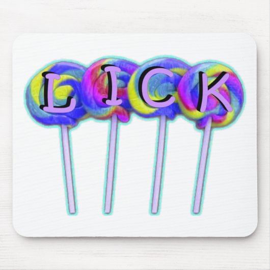 舐める マウスパッド (正面)