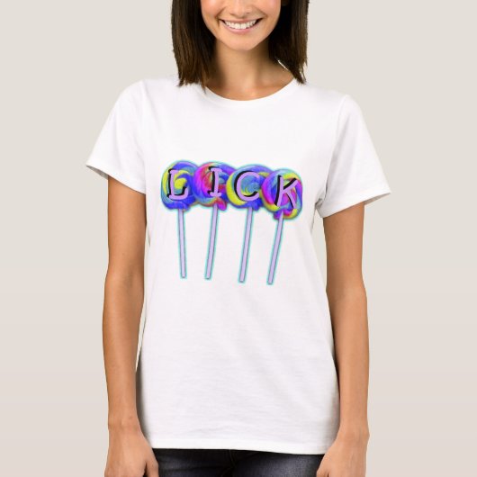 舐める Tシャツ (正面)