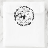 舗装および車道の作業者をブロックする ラウンドシール (バッグ)