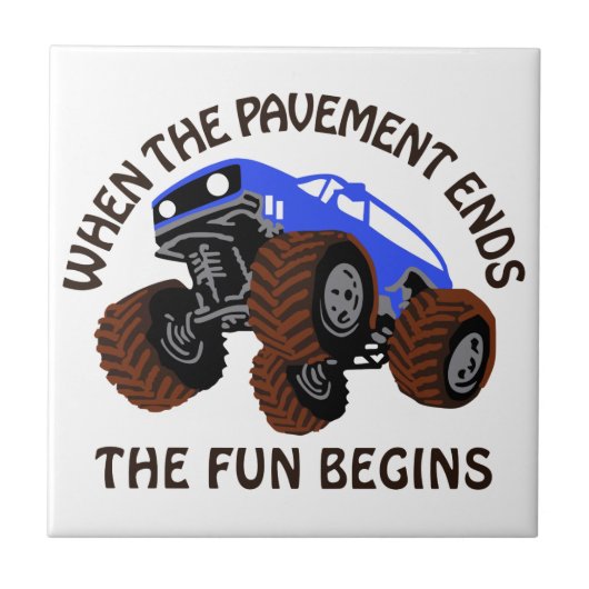 舗装が終了したとき タイル (正面)