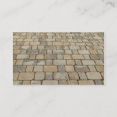 舗装のためのブロック-石工 名刺 (裏面)