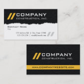 舗装のテーマの専門の名刺 名刺 (正面/裏面)