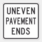 舗装の端に凹凸のあるシール スクエアシール (正面)