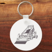 舗装トラックの概要 キーホルダー (正面)