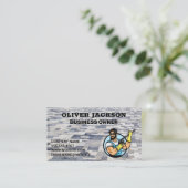 舗装レンガ |電源ウォッシャロゴ 名刺 (スタンド正面)